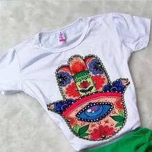 conjunto falda avertura y blusa - Negro - Ver 2