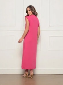 Women Dresses - Hot Pink - View 5