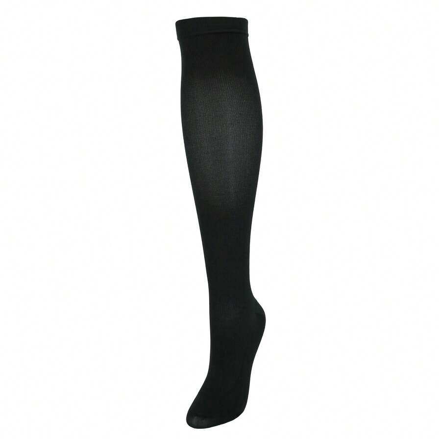 Dr Scholls Women's Solid Knee High Compression Socks - Black - View 1