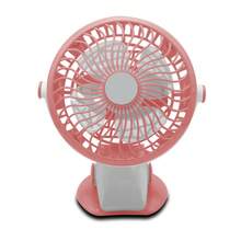 Playbox Electronics Ventilador Portátil De Clip - Con Batería Recargable y 360° Giratorio Ideal Para Oficina y Viajes PLAYBOX FS168 - Rosa - Ver 4