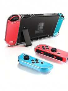 1 Vỏ bảo vệ trong suốt có thể tháo rời Tương thích với Switch, Vỏ máy chơi game chống rơi! (Một số phần được gửi ngẫu nhiên) - Nhiều màu - Xem 10