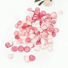 100pcs/Pack Artificial Silk Cream Rose Petals For DIY, Ideal For Holiday Parties And Wedding Decor Best Gifts,Wedding Decor,Home Decor ,Room Decor Party Favors Bride Birthday Graduation Birthday Decorations Party Decorations Bachelorette