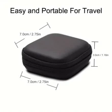 Cubiertas, estuches y bolsas para auriculares, caja de almacenamiento de EVA, bolsas con cremallera y accesorios para auriculares inalámbricos