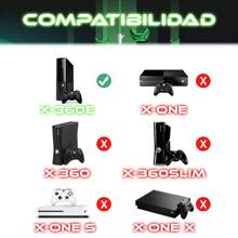 Fuente de Poder PARA  XBOX 360 Versión Slim E - Negro - Ver 3