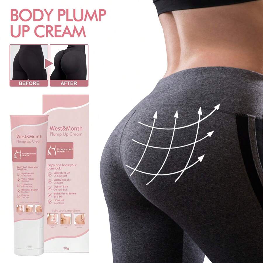 1pc 30g Body Enhancement Cream, Butt Lifting & Tightening Firming Cream For Women To Highlight