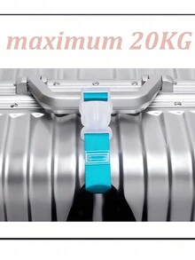 1/3 piezas Correa de hebilla de equipaje de viaje portátil, correa colgante anti-pérdida, hebilla de fijación de equipaje ajustable, correa de liberación de hebilla para maletín de viaje, correa práctica para transporte exterior para automóvil