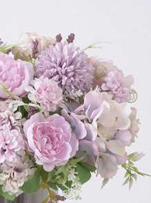 1pc Fake Rose Bouquet For Home Decor, Wedding Decoration, Photography Props
