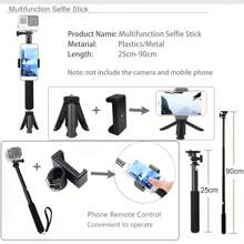 Accessories Kit For Gopro Hero 12 11 10 9 Black Carrying Bag Waterproof Housing Case Tripod Set For Go Pro Hero12 Hero11 10 9 Action Camera Accessory - Black - View 2