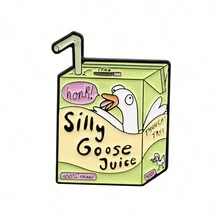Goose Enamel Pin Lapel Pins Badges On Backpack Women's Brooch Clothes Gift Jewelry Fashion Accessories - Green - View 11