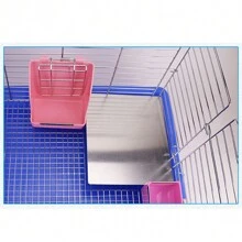 1 pieza Alfombra de refrigeración de verano para mascotas hámsters/conejos/cobayas, tabla de aluminio para disipar el calor