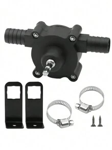 Bomba portátil para taladro - Bomba centrífuga autocebante - Mini bomba de transferencia de agua líquida para acuarios, estanques, jardines