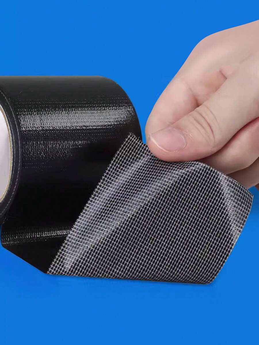 黑色重型管道膠帶，堅固，柔韌，無殘留，適用於各種天氣，手撕開- 批量用於修復，工業，專業使用的價值 - 黑色 - 查看 1