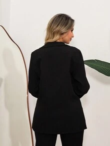 Women Coats - 黑色 - 查看 2