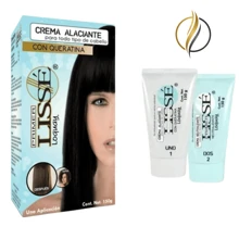 Loquay Crema Alaciante Permanente Cabello Con Queratina Sin Formol - Blanco - Ver 1