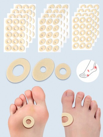 Toe Sticker Callus Pad,Callus Cushion Foam Padding With Water-Resistant Self-Stick Adhesive, Protects Foot, Heel And Toes From Rubbing And Friction,Pain Relief From Shoe Pressure,Corn Cushions Corn Pads Tape Adhesive Pads Blister Prevention Pads Callus Cushions Anti Wear,Nail Care Tools,Foot&Hand Care