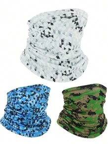 Neck Gaiter Face Mask Men Women, Face Mask - Sun Protection,Seamless Bandana Rave Face Cover Scarf Mask,Balaclava,Headband, Head Wrap,Headwear Ski Masks