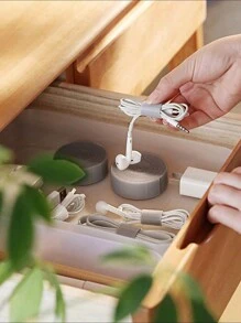 1 Roll - 500cm Black Multi-Purpose Zip Ties - Durable Cable Organizer, Suitable For Home, Office And Electronics | Easy-To-Use Cable Management For Computers, TVs, Etc. | Reusable Cable Organizer Ties | Plastic Material