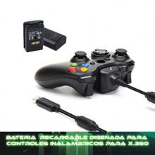 Kit de Cargador, Recargable Para Control 360, Carga Y Juega - Negro - Ver 3