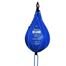 Bola de velocidad Pera de Box ! piezas Gym Ejercicio Azul - Azul - Ver 1