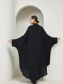 A Set Of CEY Breathable Fabric Headscarf For Women Daily Prayer Wear (Abaya) - Black - View 3