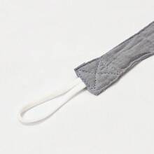 卡通娃娃榉木奶嘴夾，獅子動物絲帶奶嘴繩，寶寶奶嘴鏈，寶寶咬咬食具配件 - 大象 - 查看 4