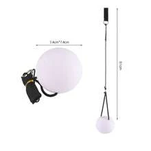 1/2 stuks LED Poi Ball Glow Ball Zachte Glow Ball met 9 verlichtingsmanieren voor beginners en professionals Rainbow Spinner Dance en hoogfrequente Flash Spin LED Light Up Toys, Kerstmis Halloween Gift Glow Ball