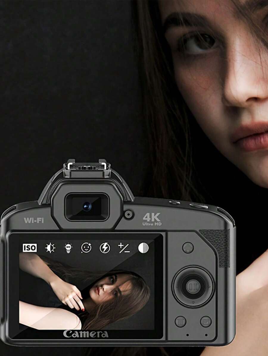 1pc DC101 Digital Camera Supports 128G Memory, 6400W Pixels, 4K