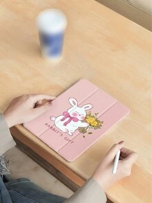 Cute Rabbit Case Compatible With IPad New IPad Air4/5 10.9inch,Compatible With Huawei Metepad 11/ Tab/5 Cover,With Pen Holder,Supports Automatic Sleep/Wake Lid - Multicolor - View 7