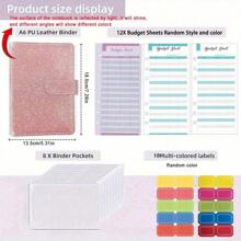 24PCS Organize Your Finances In Style: Budget Binder With Zipper Envelopes & Expense Sheets Back To School,Back To School,School Supplies,Savings Plan,Biweekly Savings Plan,10000 Savings Plan,Savings Strategy - Multicolor - View 14