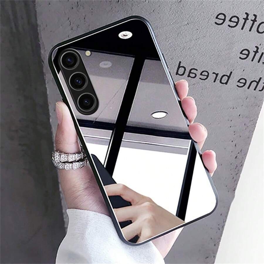 S24Ultra/S23/S22/S21/S20 Phone Case, Mirror Makeup Protective Case For Women, Compatible With IPhone 11/12/13/14/15 ProMax Phone Case, Compatible With Pixel 6/6A/6Pro/7/7A/7Pro/8/8A/8Pro/9/9A/9Pro/9ProXL Phone Case,International Version, Not The Domestic Version - White - View 1