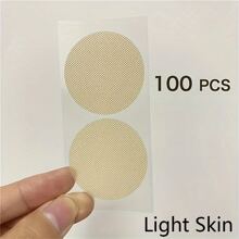 100pcs Men's Nipple Cover, Disposable Breast Patch For Men, Summer Breast Patch, Invisible Ultra-Thin Anti-Bulge Nipple Stickers, Sports Fitness Running Anti-Friction Nipple Patch