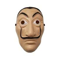 Máscara de Halloween de Salvador Dalí, accesorio de disfraz para cosplay español, máscara de Dalí para actuaciones - Multicolor - Ver 1