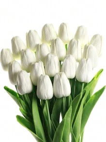 12 pezzi di fiori di tulipano artificiali assortiti, rosa chiaro e bianco rosa, adatti per la decorazione di giardini esterni, decorazioni interne ed esterne, decorazione di vasi, piante finte, decorazione per tutte le stagioni, oggetti di decorazione per la stanza, decorazione floreale domestica, davanzale, portico, vaso da giardino interno ed esterno, decorazione per matrimoni e feste, forniture per feste di compleanno, regalo per la festa della mamma e del papà, decorazione in stile bohémien, accessori per composizioni floreali fai-da-te
