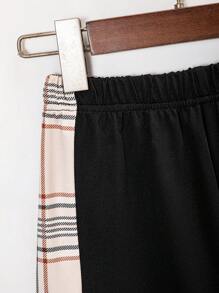 Bộ áo thun ngắn tay và quần short phối màu đơn giản, giản dị dành cho bé trai - Nhiều màu - Xem 5