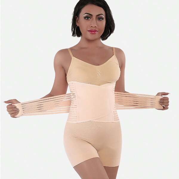 Cinturón abdominal posparto para mujeres, cinturón entrenador de cintura para controlar la barriga y dar forma al Body, banda deportiva de talla grande para sujetar y adelgazar el Body, al estilo occidental