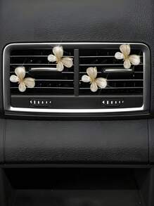 4pcs Rhinestone Butterfly Desigh Zinc Alloy Car Air Outlet Ornament