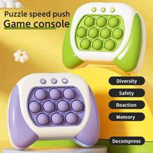 拆盒式打地鼠遊戲-快速推擠遊戲機-打地鼠玩具-減壓神器-邏輯減壓玩具 - 彩色 - 查看 1
