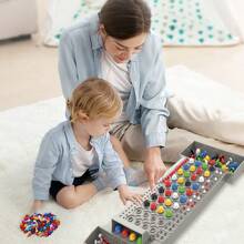 1pc Code Cracking Game Mini Board Game, Montessori Mastermind Educational Intellectual Development Travel Toy For Kids Easter Christmas Halloween Birthday Gifts For Boys Girls(Random Color) - Grey - View 9