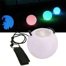 1/2 stuks LED Poi Ball Glow Ball Zachte Glow Ball met 9 verlichtingsmanieren voor beginners en professionals Rainbow Spinner Dance en hoogfrequente Flash Spin LED Light Up Toys, Kerstmis Halloween Gift Glow Ball