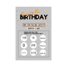 3入組生日賀卡，生日祝福卡，生日派對遊戲卡，生日驚喜刮刮卡，生日祝福卡（含信封） - 生日快樂 - 查看 4