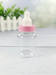 12pcs, Creative Pacifier Shaped Candy Container For Weddings And Festivals - Transparent Bottle For Party Supplies And Decorative Candy Box - Multicolor - View 8