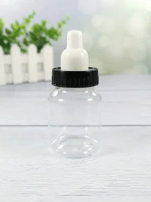 12pcs, Creative Pacifier Shaped Candy Container For Weddings And Festivals - Transparent Bottle For Party Supplies And Decorative Candy Box - Multicolor - View 6