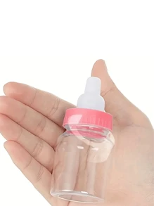12pcs, Creative Pacifier Shaped Candy Container For Weddings And Festivals - Transparent Bottle For Party Supplies And Decorative Candy Box - Multicolor - View 4