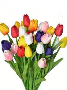 12 pezzi di fiori di tulipano artificiali assortiti, rosa chiaro e bianco rosa, adatti per la decorazione di giardini esterni, decorazioni interne ed esterne, decorazione di vasi, piante finte, decorazione per tutte le stagioni, oggetti di decorazione per la stanza, decorazione floreale domestica, davanzale, portico, vaso da giardino interno ed esterno, decorazione per matrimoni e feste, forniture per feste di compleanno, regalo per la festa della mamma e del papà, decorazione in stile bohémien, accessori per composizioni floreali fai-da-te
