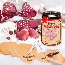 5 Tarjetas de regalo, Tarjetas de intercambio de jarras de dulces para fiesta en el aula escolar, incluida la bolsa de regalo - Multicolor - Ver 4