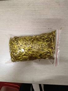 50g Gift Filling Shredded Paper, Mixed Color Decorative Paper Gift Box Filler, Suitable For Filling Valentine, Christmas And New Year Gift Boxes - Gold - View 7