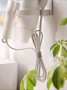 1 Roll - 500cm Black Multi-Purpose Zip Ties - Durable Cable Organizer, Suitable For Home, Office And Electronics | Easy-To-Use Cable Management For Computers, TVs, Etc. | Reusable Cable Organizer Ties | Plastic Material