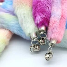 新設計單包互動貓玩具，附鈴鐺和聲音紙貓棒替換頭，深受貓咪喜愛（顏色隨機） - 彩色 - 查看 4