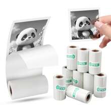 Mini Printer Gift Label Paper Transparent Thermal Sticker Paper Self-Adhesive Printer Paper Printer For Photos Notes 5.7 Wide 2.5cm Diameter Roll - Translucent Thermal Paper - View 4