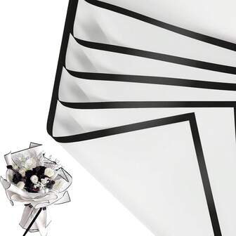 10 Sheets Flower Wrapping Paper - Waterproof Floral Gift Packaging Paper For DIY Crafts,Florist Supplies Packaging Paper For Wedding Birthday Gift